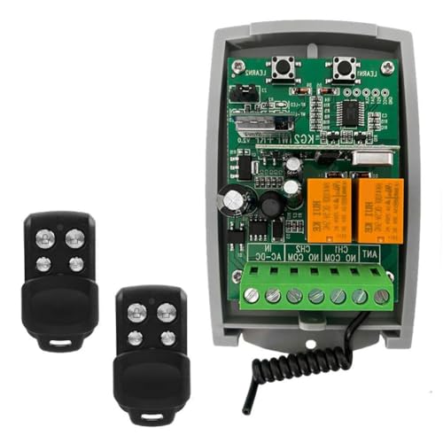 Blmirror Tuya WIFI Garagentor-Fernbedienungsempfänger 433MHz 2-Kanal-Empfänger 12-24V Unterstützung APP Sprachsteuerung Blmirror Tuya WIFI Garagentor-Fernbedienungsempfänger 433MHz 2-Kanal-Empfänger 12-24V Unterstützung APP Sprachsteuerung von Blmirror