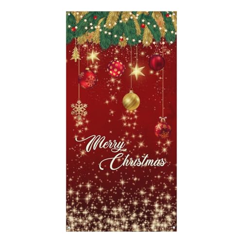 Merry Christmas Türabdeckung, Weihnachtstürdekorationen, Schneeflocken-Türbanner Veranda-Schild, Fotografie-Hintergrund, Weihnachts-Türdekoration für Zuhause, Haustür, Winter, Innen- und Außenbereich Merry Christmas Türabdeckung, Weihnachtstürdekorationen, Schneeflocken-Türbanner Veranda-Schild, Fotografie-Hintergrund, Weihnachts-Türdekoration für Zuhause, Haustür, Winter, Innen- und Außenbereich von Blob Bigomi