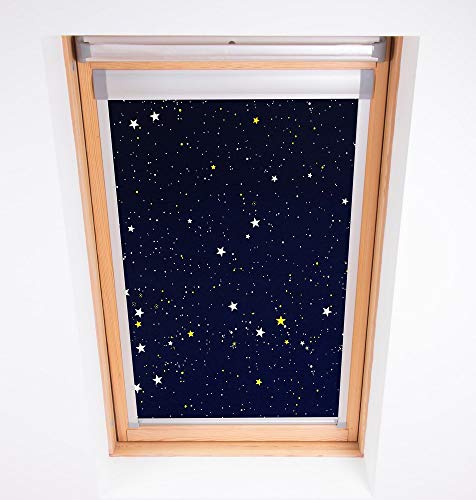 Bloc Jalousien Skylight Blackout Blind, Polyester, Marineblau, 206 von Bloc Blinds