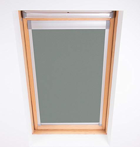 Bloc Skylight Blind 2 (55/98) für Fakro Dachfenster Blockout, Zinn von Bloc Blinds