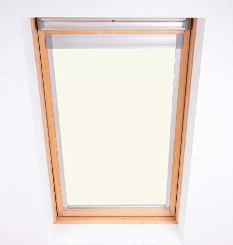 Bloc Skylight Blind 2 (55/98) für Fakro Dachfenster Blockout, weiß von Bloc Blinds