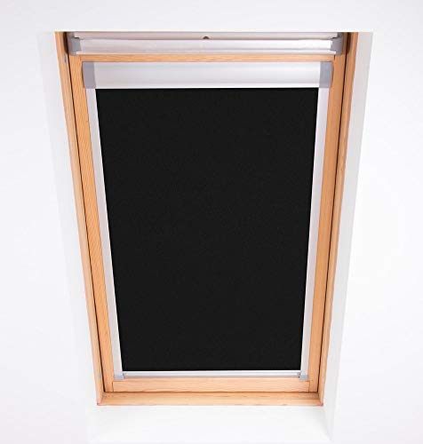 Bloc Skylight Rollo Für Velux Dachfenster Blockout, schwarz, 102 von Bloc Blinds