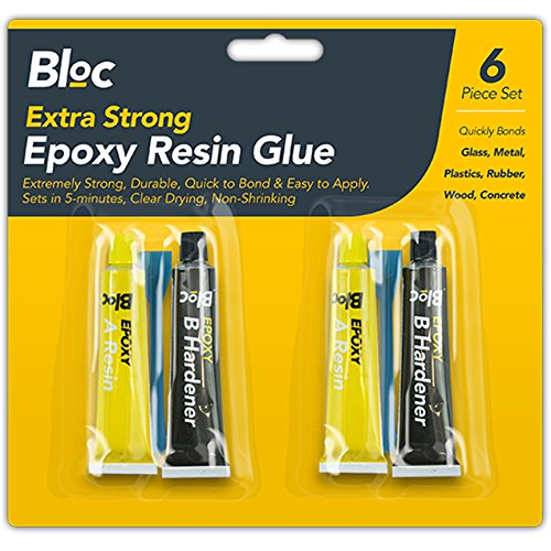 2PC Epoxidharz Super Kleber & Härter SCHNELL 5 Minute Dry Extra Starker Halt Glas, Keramik, Fliesen, Metall, Kunststoff usw. selbstklebend 2PC Epoxidharz Super Kleber & Härter SCHNELL 5 Minute Dry Extra Starker Halt Glas, Keramik, Fliesen, Metall, Kunststoff usw. selbstklebend von Bloc