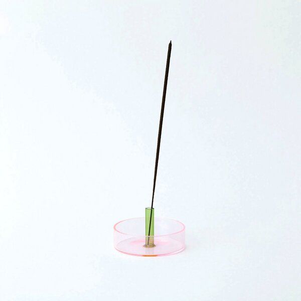 Block Design Duo Tone Räucherstäbchenhalter, Incense Halter aus Glas von Block Design