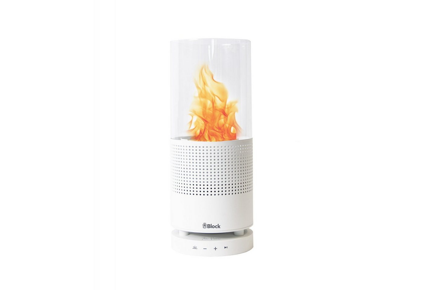 Block Tischfeuer Block The Flame Tischfeuer und Bluetooth Laut­spre­cher von von Block