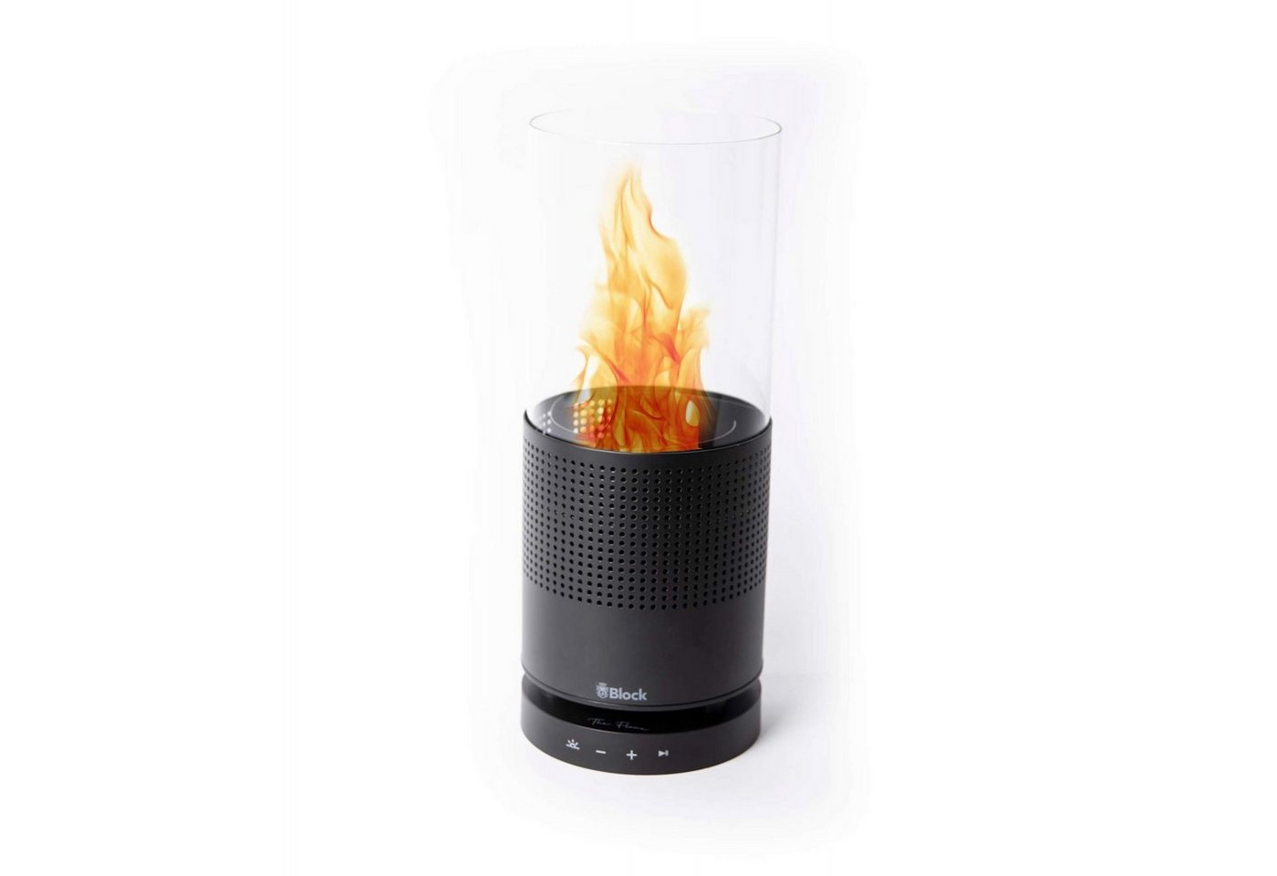 Block Tischfeuer Block The Flame Tischfeuer und Bluetooth Laut­spre­cher von von Block