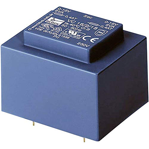 Block VC 10/2/12 Printtransformator 1 x 230V 2 x 12 V/AC 10 VA 416mA von Block