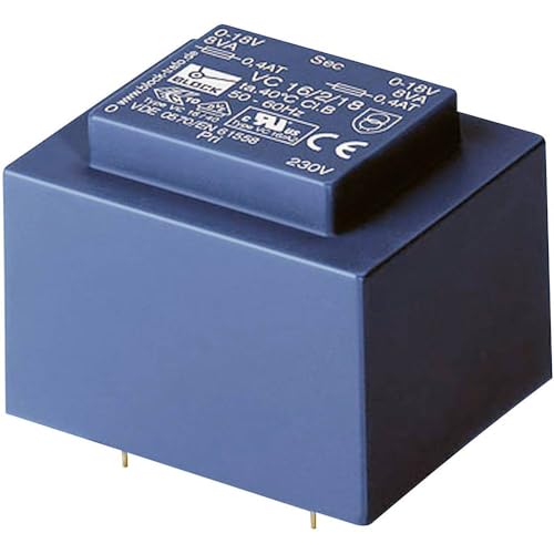 Block VC 16/1/24 Transformator für Leiterplatten 1x230V 1x24V/AC 16VA 666mA von Block