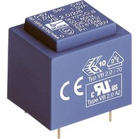 Block - vb 0,35/2/6 Printtransformator 1 x 230 v 2 x 6 v/ac 0.35 va 58 mA von Block