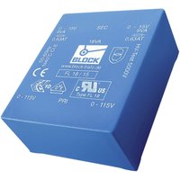 Block - fl 6/9 Printtransformator 2 x 115 v 2 x 9 v/ac 6 va 333 mA von Block
