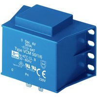 Vcm 50/1/9 Printtransformator 1 x 230 v 1 x 9 v/ac 50 va 5.55 a - Block Vcm 50/1/9 Printtransformator 1 x 230 v 1 x 9 v/ac 50 va 5.55 a - Block von Block