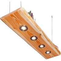 Lärche Deckenlampe Holz Natur Für Die Küche - Wohnzimmer Vintage Hängelampe Esszimmer Pendelleuchte Led Deckenleuchte von BlockholzSchmiede