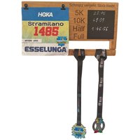 Medaillen-Board Aus Eiche Pr-startnummer Halter Mit Tafel von BlockholzSchmiede