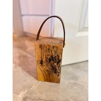 Türstopper Eiche Limitiert 20cm Massiv Rustikal von BlockholzSchmiede