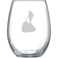 Block Island Weinglas, Geätzte Glaswaren, Maritime Gastgeschenke von Blockislandarts