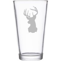 Hirsch Geätztes Glas, Glaswaren, Jäger Geschenk von Blockislandarts