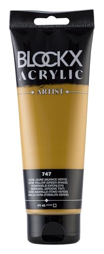 Blockx 61747BXC Acrylique Fine Opaque et Satinée - Ocre jaune (nuance verte) PY 42-250ml von Blockx