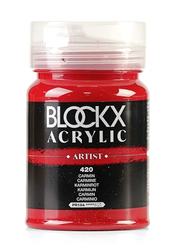 Blockx 65420BXC - ACRYLIQUE Carmin – Pot 500ml von Blockx