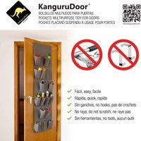 Kangurudoor, Aufbewahrungs - Und Organisationssystem Für Türen. 24 Mehrzwecktaschen Recycelter Polyester/Baumwolle. Otd von BlockystarDoorStop