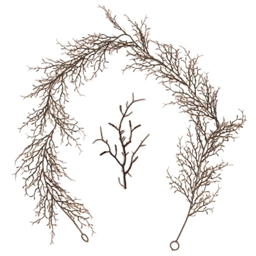 AST Girland, Halloween Garland, 6ft realistischer AST, hängende Plastikweide Vine Zweig Dekor mit Loch für Wandschlafzimmer Haus Kamin -Manteldekoration, Style2, Zweig AST Girland, Halloween Garland, 6ft realistischer AST, hängende Plastikweide Vine Zweig Dekor mit Loch für Wandschlafzimmer Haus Kamin -Manteldekoration, Style2, Zweig von Blogiiup