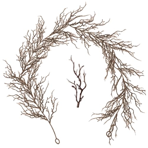 AST Girland, Halloween Garland, 6ft realistischer AST, hängende Plastikweide Vine Zweigdekor mit Loch für Wandschlafzimmer Haus Kamin -Manteldekoration, Style1, Zweig AST Girland, Halloween Garland, 6ft realistischer AST, hängende Plastikweide Vine Zweigdekor mit Loch für Wandschlafzimmer Haus Kamin -Manteldekoration, Style1, Zweig von Blogiiup