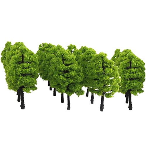 Blogiiup Minibaum, 20pcs 1: 100 künstliche Baummodelle Mini -Modellbäume Miniaturanlagen hellgrün, Plastikbäume Blogiiup Minibaum, 20pcs 1: 100 künstliche Baummodelle Mini -Modellbäume Miniaturanlagen hellgrün, Plastikbäume von Blogiiup