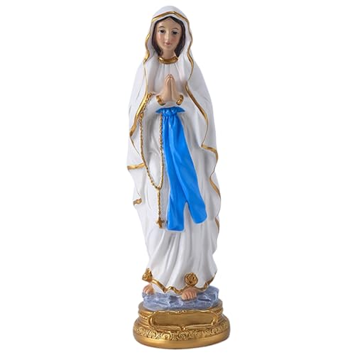 Blogiiup Mutter Mary Statue, Jungfrau Maria Statue LIFELISIGES Beten Mutter Maria Statue 9 Harz stehende Maria Statue, Symbol des Friedens für Zuhause, Mary Statue von Blogiiup