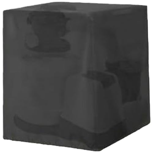 Blogiiup Poolpumpeabdeckung, Poolpumpe Schutzstaubdicht 84 * 61 * 86 cm Garten über dem Boden faltbar, warmes isoliertes Oxford -Stoffwetter, Heizung, schwarz von Blogiiup