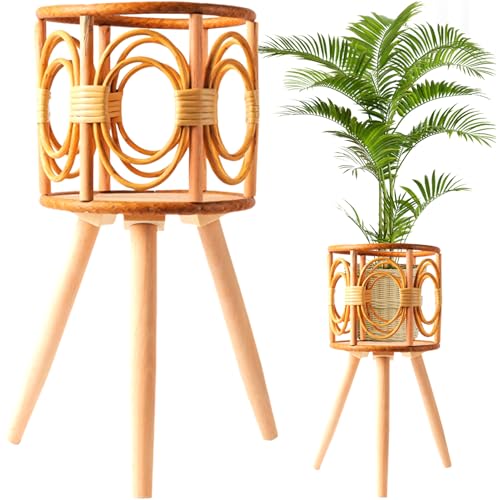 Blogiiup Rattan Plant Ständer 16.1x7.9x7.1 '' 3-beinhöhle gewebte Pflanzer mit Stand Easy Assembly Wicker Plant für Wohnzimmer, Restaurant, Studium, Weiden Blogiiup Rattan Plant Ständer 16.1x7.9x7.1 '' 3-beinhöhle gewebte Pflanzer mit Stand Easy Assembly Wicker Plant für Wohnzimmer, Restaurant, Studium, Weiden von Blogiiup