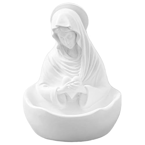 Blogiiup Rosenkranzhalter katholisch, Rosenkranzhalter, 3, 9 x 4, 3 x 5, 1 Zoll Harz Jungfrau Maria Statue, Mutter Mary Statue für katholische Geschenke Religiöses Haus Blogiiup Rosenkranzhalter katholisch, Rosenkranzhalter, 3, 9 x 4, 3 x 5, 1 Zoll Harz Jungfrau Maria Statue, Mutter Mary Statue für katholische Geschenke Religiöses Haus von Blogiiup