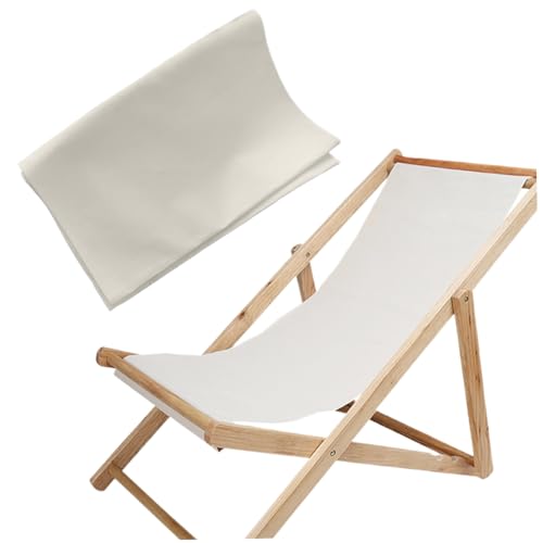 Blogiiup Slingstuhl Ersatzstoff, 45x17 Zoll Oxford Stoffdeckstuhl Stuhl Slingersatz, Faltbare tragbare Terrasse für Wohnstühle, Terrasse von Blogiiup