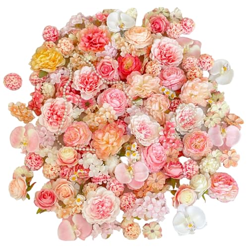 Blumenköpfe, 100 Stcs Gefälschte Blumenköpfe 1 bis 4 Zoll Verschiedene Mini-Künstliche Seidenmasse für Hochzeitsfeierkranz Home Dekoration, künstliche Blumen Blumenköpfe, 100 Stcs Gefälschte Blumenköpfe 1 bis 4 Zoll Verschiedene Mini-Künstliche Seidenmasse für Hochzeitsfeierkranz Home Dekoration, künstliche Blumen von Blogiiup