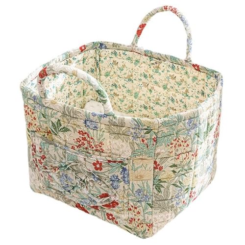 Blumenkorb, Boho -Waschkorb, 13 x 7 x 10 Zoll zusammenklappbarer Baumwoll -Boho -Wäschereikorb, tragbares Blumen mit Griffen für Kleidung Spielzeug, süß Blumenkorb, Boho -Waschkorb, 13 x 7 x 10 Zoll zusammenklappbarer Baumwoll -Boho -Wäschereikorb, tragbares Blumen mit Griffen für Kleidung Spielzeug, süß von Blogiiup