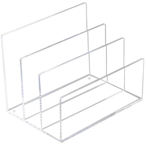 Datei Sorter, Clear Acryldatei Sorter Acryl -Schreibtisch Organizer, Ordner Paper Letter Book Envelope Laptop, Clear Datei Sorter, Clear Acryldatei Sorter Acryl -Schreibtisch Organizer, Ordner Paper Letter Book Envelope Laptop, Clear von Blogiiup
