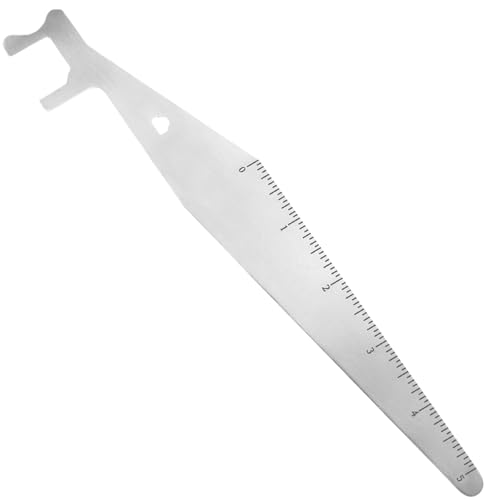 Feuerwehrmann Swipe Tool, Feuerwehrwerkzeuge Edelstahl Graduierter Feuerwehrmann Swipe Tool 8x2inch Handbuch Multifunktionales Feuerwehrwerkzeuge von Blogiiup