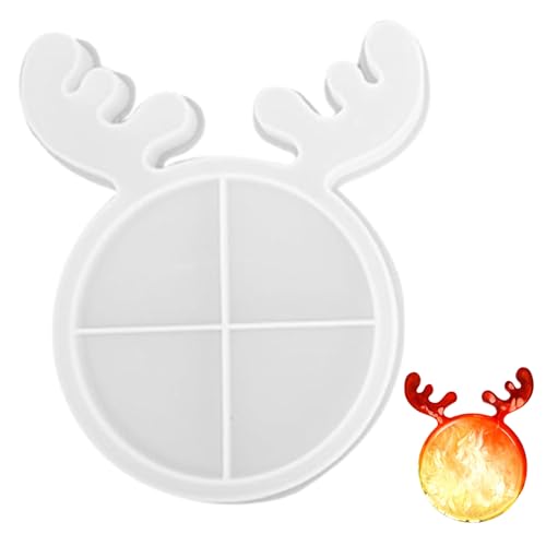 Harzschalenformen, Silikonschalenformen DIY-Tierform einfache Entmügung flexibler Weihnachtsfest-Waschfutter-Harzform, Elchgeweih, Form, Form Harzschalenformen, Silikonschalenformen DIY-Tierform einfache Entmügung flexibler Weihnachtsfest-Waschfutter-Harzform, Elchgeweih, Form, Form von Blogiiup