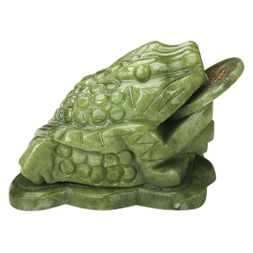 Sammlerfigur Figuren, Jade Frosch mit Münze in Mund 4 x 3 x 3 Drei -Bein -Geld Frosch Natural Jade Money Frog Feng Shui Frosch Sammlerstück Figuren zur Anziehung von Reichtum, Jade Money Frosch Sammlerfigur Figuren, Jade Frosch mit Münze in Mund 4 x 3 x 3 Drei -Bein -Geld Frosch Natural Jade Money Frog Feng Shui Frosch Sammlerstück Figuren zur Anziehung von Reichtum, Jade Money Frosch von Blogiiup