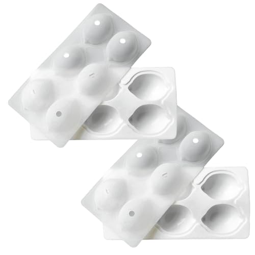 Silikonformen, 2pcs Zitronen-Silikonform 6 Hohlraum Nicht-Stick-Obstformen mit Deckelflexible Formen für Gebäckschokoladenkuchendessert, Obst von Blogiiup