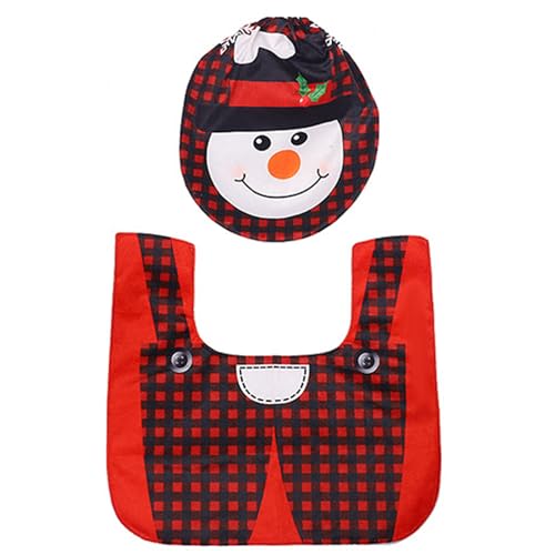 Toilettensitzabdeckung und Teppichset, Weihnachtsbadesets 2PCS süße Schneemann -Toilettenabdeckung enthalten Deckel & Teppich Lustige Weihnachtsdekoration Innenräume für Weihnachtsparty Gefälligkeite Toilettensitzabdeckung und Teppichset, Weihnachtsbadesets 2PCS süße Schneemann -Toilettenabdeckung enthalten Deckel & Teppich Lustige Weihnachtsdekoration Innenräume für Weihnachtsparty Gefälligkeite von Blogiiup