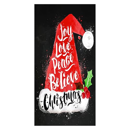 Weihnachtstür -Dekorationen, Weihnachts -Tür -Cover 3x6ft Santa Hat Banner, Weihnachts -Veranda -Schild Banner für Home Holiday Party Dekor Weihnachtstür -Dekorationen, Weihnachts -Tür -Cover 3x6ft Santa Hat Banner, Weihnachts -Veranda -Schild Banner für Home Holiday Party Dekor von Blogiiup