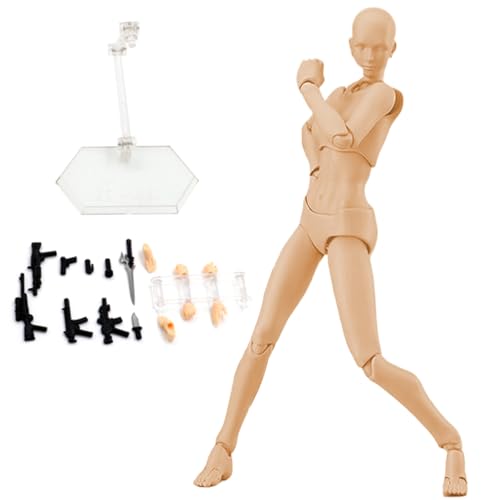 Zeichnungsfigur Modell, Actionfigur Gesten poable Figur Leichtes Zeichnen Schaufensterpuppen mit Standunterstützung & Zubehör Zeichnung Figure Modell für Künstler skizzieren, Frauenmalerei Zeichnungsfigur Modell, Actionfigur Gesten poable Figur Leichtes Zeichnen Schaufensterpuppen mit Standunterstützung & Zubehör Zeichnung Figure Modell für Künstler skizzieren, Frauenmalerei von Blogiiup