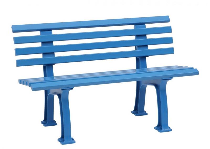 Blome Gartenbank Gartenbank Ibiza 2-Sitzer, Pflegeleichter Kunststoff, Himmelblau von Blome