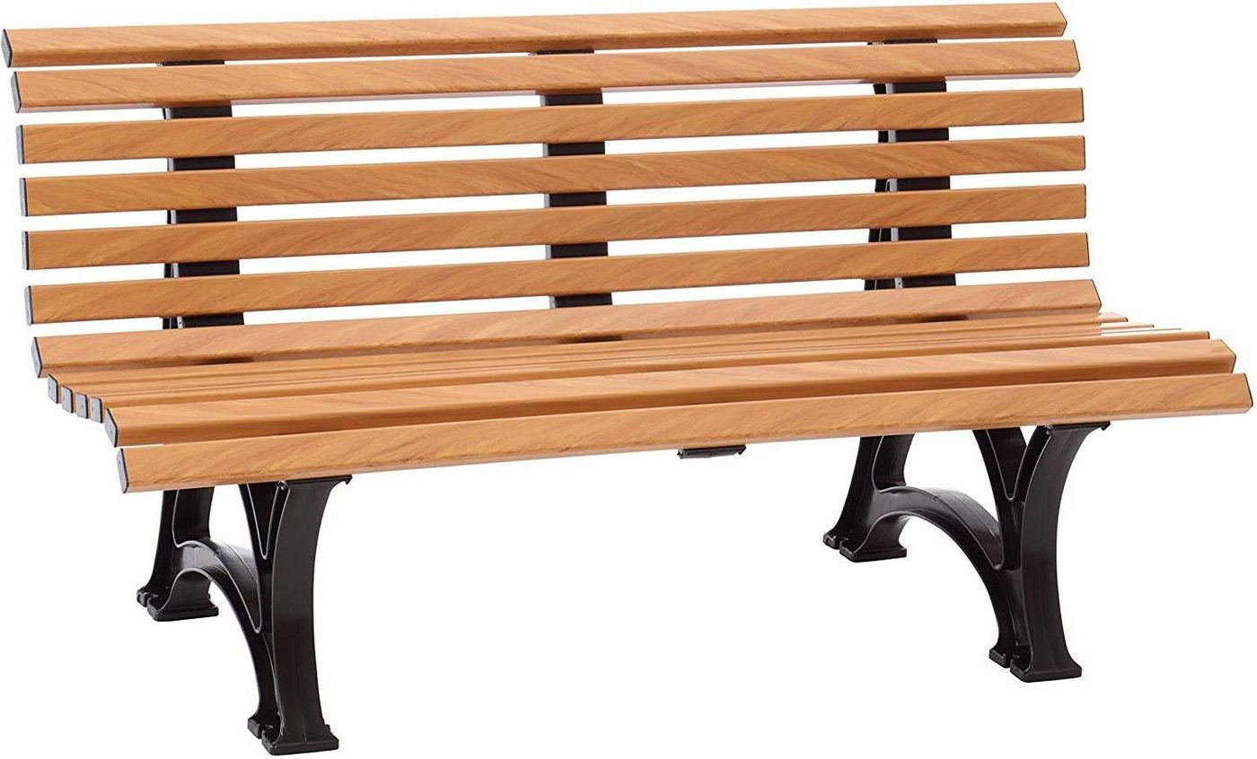 Blome Gartenbank HELGOLAND (1-St), 3-sitzer 150cm, Kunststoff Holzoptik, wetterfest von Blome