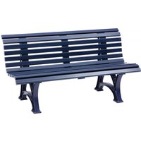 Parkbank Helgoland stahlblau von Blome