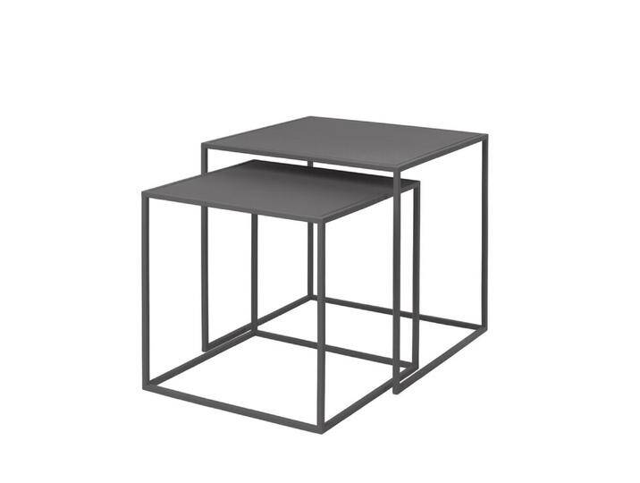 Beistelltisch-Set FERA 2-teilig grau von Blomus