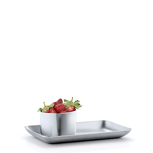 blomus -BASIC- Tablett XS aus mattiertem Edelstahl, zeitloses Design, Ablageschale, hochwertige Verarbeitung, Serviertablett modernes Wohnaccessoire (H / B / T: 1,5 x 10 x 17 cm, Edelstahl, 63610) blomus -BASIC- Tablett XS aus mattiertem Edelstahl, zeitloses Design, Ablageschale, hochwertige Verarbeitung, Serviertablett modernes Wohnaccessoire (H / B / T: 1,5 x 10 x 17 cm, Edelstahl, 63610) von Blomus