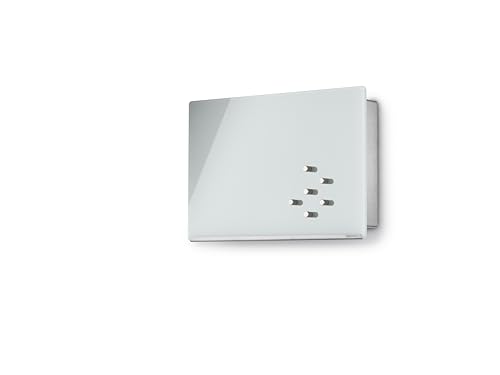 Blomus -VELIO-Schlüsselkasten/Glasmagnettafel in zeitlosem Weiß, hochwertige Verarbeitung, 7 Schlüsselhaken, magnetischer Verschluss, moderne Schlüsselbox (B / H / T: 30 x 20 x 5 cm, Weiß, 65363) Blomus -VELIO-Schlüsselkasten/Glasmagnettafel in zeitlosem Weiß, hochwertige Verarbeitung, 7 Schlüsselhaken, magnetischer Verschluss, moderne Schlüsselbox (B / H / T: 30 x 20 x 5 cm, Weiß, 65363) von Blomus
