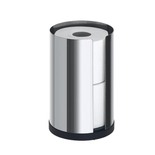 blomus -NEXIO- WC-Rollenhalter aus poliertem Edelstahl, exklusiver Toilettenpapierhalter mit Platz für bis zu 2 Rollen, modernes Badaccessoire (H / B / T: 22 x 13,5 x 13,5 cm, Edelstahl, 66657) blomus -NEXIO- WC-Rollenhalter aus poliertem Edelstahl, exklusiver Toilettenpapierhalter mit Platz für bis zu 2 Rollen, modernes Badaccessoire (H / B / T: 22 x 13,5 x 13,5 cm, Edelstahl, 66657) von Blomus