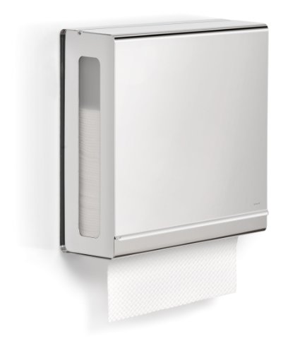 blomus -NEXIO- Papiertuchspender aus poliertem Edelstahl, 30 x 27 x 13 cm, Edelstahl blomus -NEXIO- Papiertuchspender aus poliertem Edelstahl, 30 x 27 x 13 cm, Edelstahl von Blomus