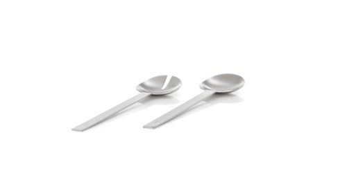 Blomus 66793 Salatbesteck 2 tlg. Easy, Silber, 28 x 6.3 x 1 cm von Blomus